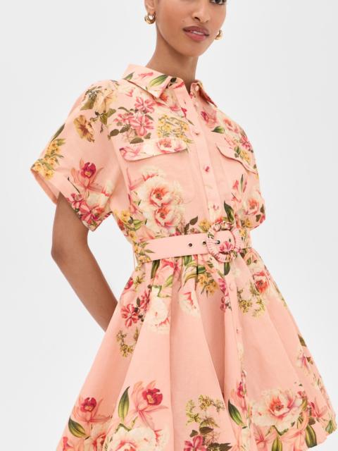 HEMANT & NANDITA Short Dress with Buckle Belt