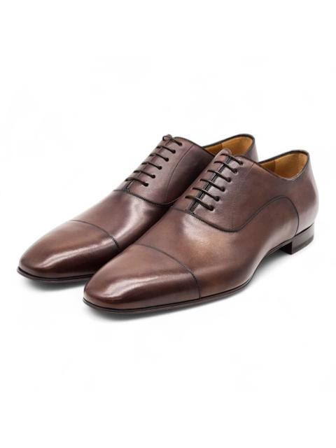 Greggo Leather Oxford Shoes in Brown EU 47 US 14 - NWB $995