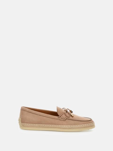 Tod's Tod's Women Leather And Raffia Loafer