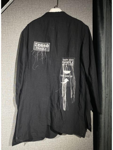 Yohji Yamamoto Yohji Yamamoto embroidered jacket