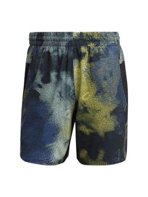 adidas adidas Sports Running Training Shorts 'Tie Dye Black' HN9363