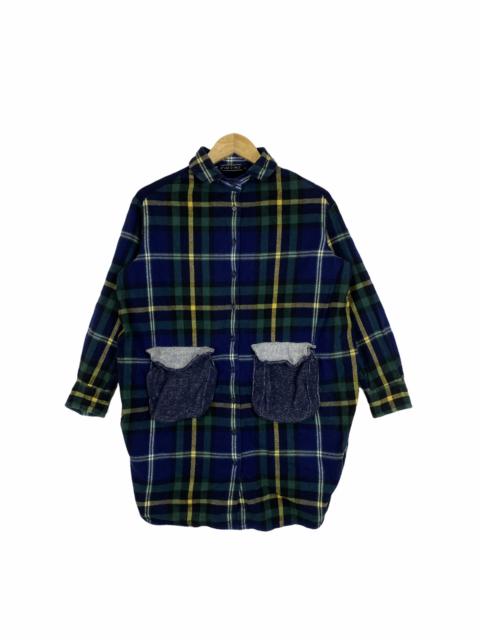 Other Designers Vintage - VINTAGE ISSEY MIYAKE TSUMORI CHISATO CHECKERED DESIGN SHIRTS