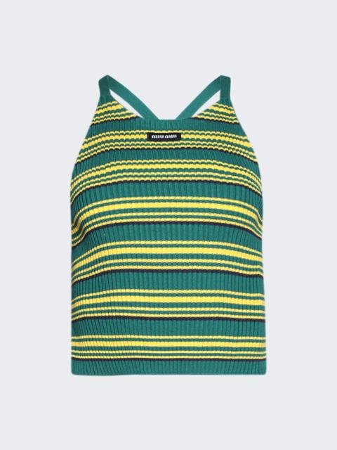 Miu Miu Knit Top Bottiglia