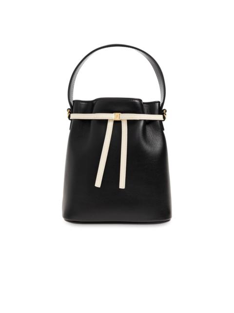FERRAGAMO FERRAGAMO Black/White Bucket Bag New