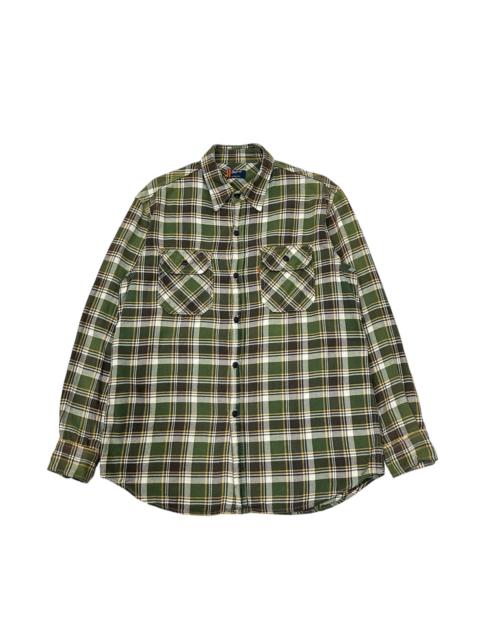 Levi's Levi's Flannel Orange Tab Button Up