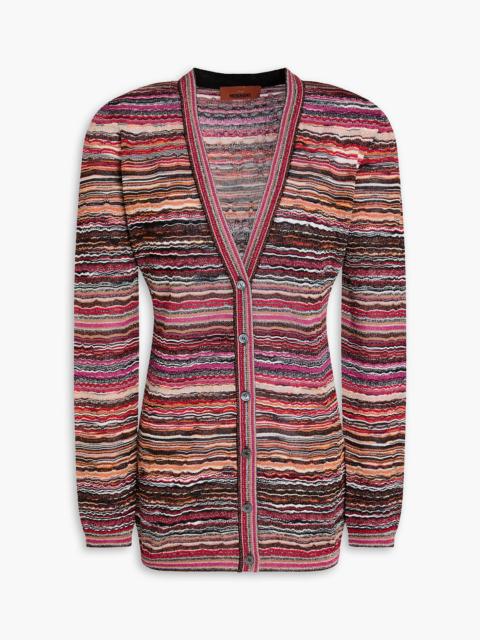 Missoni Metallic crochet-knit cardigan
