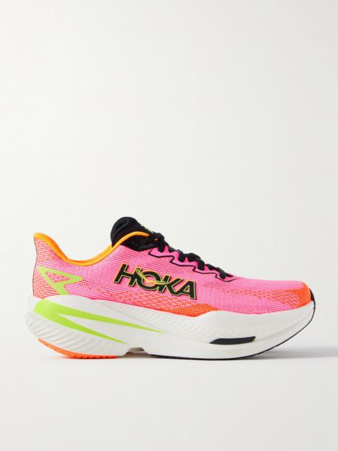 HOKA Mach X 3 Rubber-trimmed Mesh Sneakers