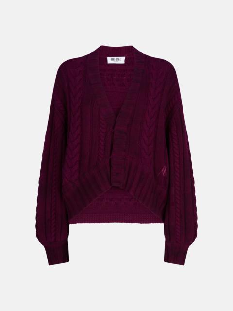 THE ATTICO BURGUNDY SWEATER