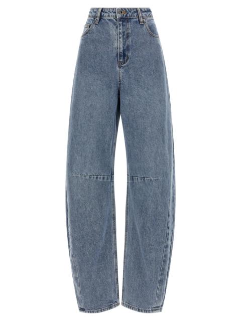 self-portrait Self Portrait Women 'Blue Barrel Leg' Jeans