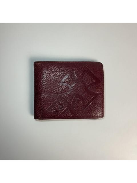 Vivienne Westwood Vivienne Westwood Orb Embossed Logo Bi-Wallet - Burgundy