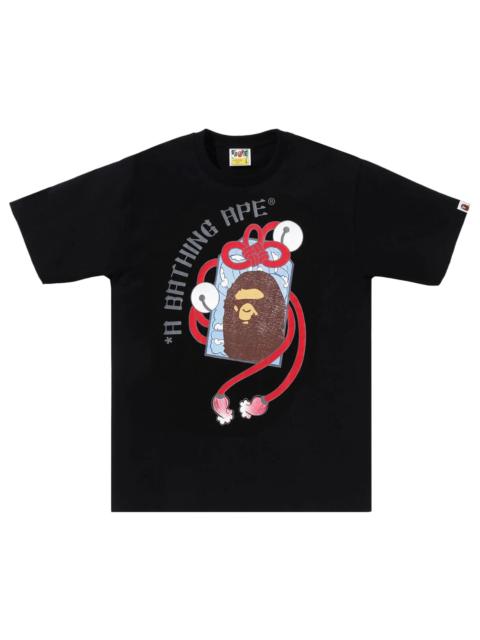 A BATHING APE® BAPE Japanese Traditional Charm Tee 'Black'