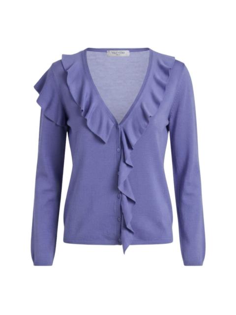 Valentino Valentino Roma Ruffle Cardigan