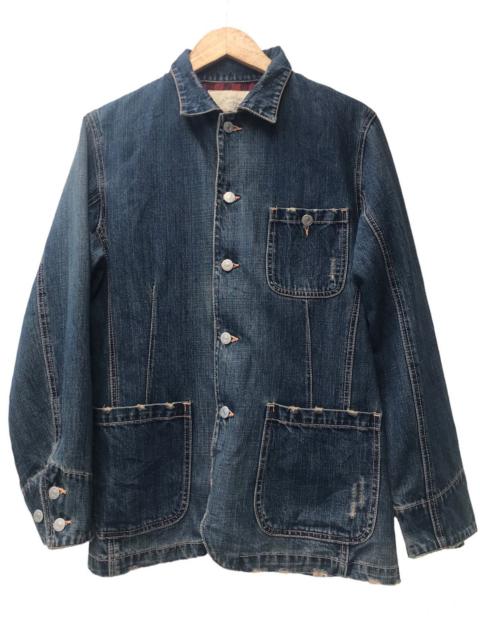 Other Designers Vintage Takeo Kikuchi TSTK Work Clothing Denim Jacket