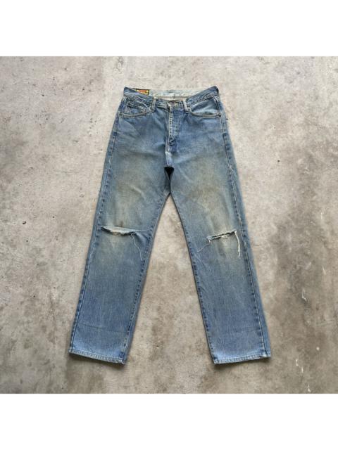 Other Designers 90s Vintage Edwin Rusty Distressed Jeans Faded Pants W30