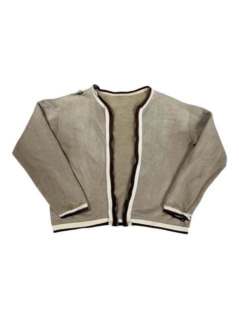 Other Designers TRUE VINTAGE 1940s Distressed Boxy Sweater National Zipper