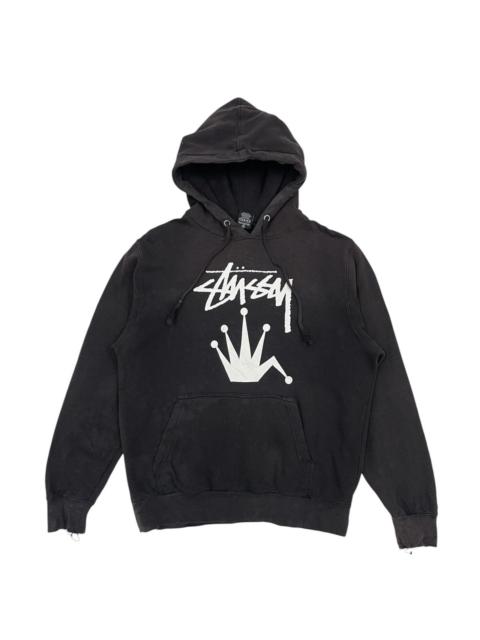 Stüssy Vintage Sunfaded Stussy Crown Hoodie