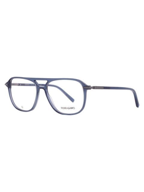 FERRAGAMO Ferragamo Demo Pilot Men's Eyeglasses SF3006 432 56