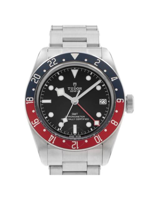 Pre-owned Tudor Black Bay Gmt GMT Automatic Chronometer Black Dial Men's Watch 79830