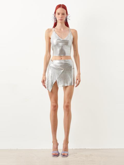 POSTER GIRL BAMBI TOP CHROME SILVER