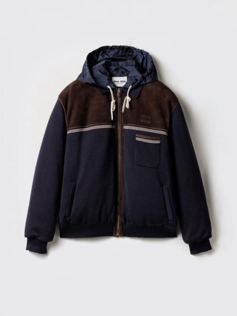 Miu Miu Miu Miu Women Virgin Wool Hooded Jacket Miu Miu
