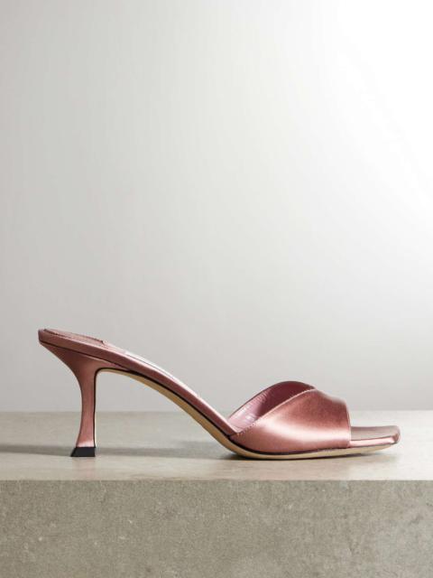 Skye 70mm satin mules