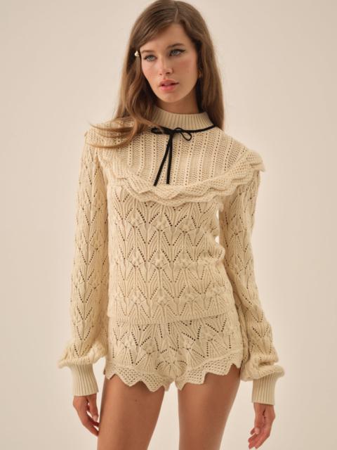 For Love & Lemons Lelia Knit Top