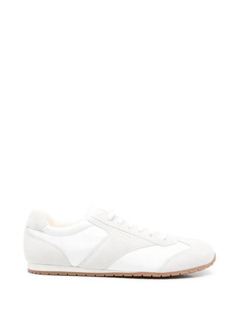 Prada Prada Men Fabric And Suede Sneakers