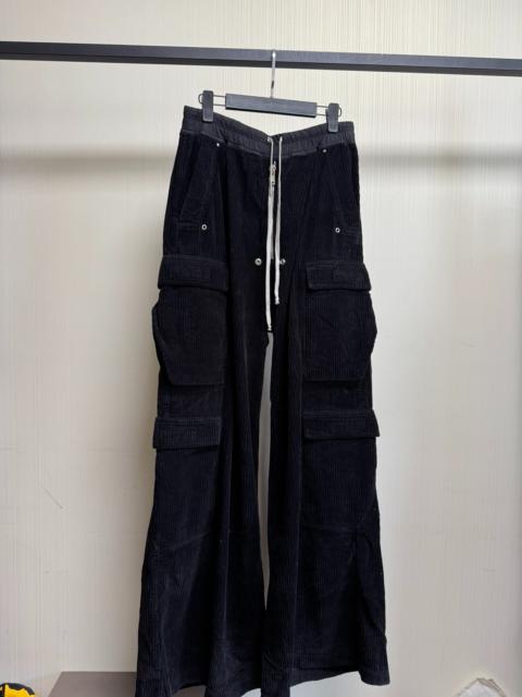 Rick Owens Rick Owens cargo bela velvet material
