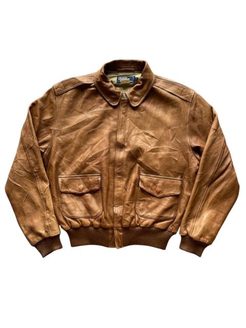 Polo Ralph Lauren Polo Ralph Lauren Deerskin Leather Bomber Jacket Aviator