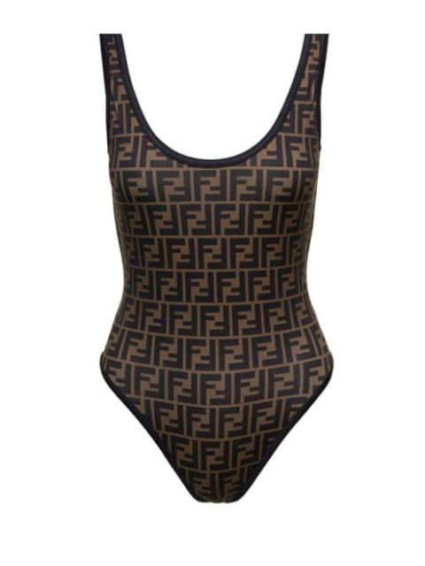 Fendi brown Lycra swimsuit