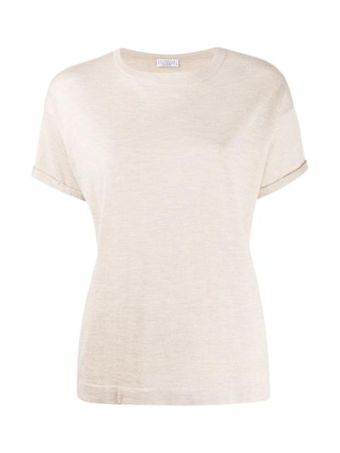 Brunello Cucinelli Cashmere and silk t-shirt
