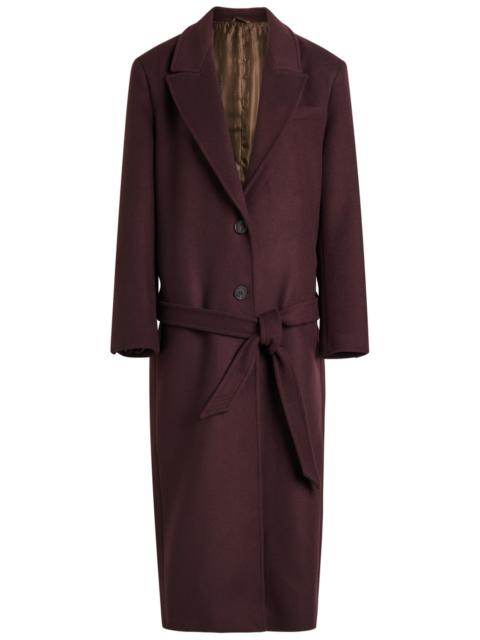 THE ATTICO The Attico Belted Wool-blend Coat