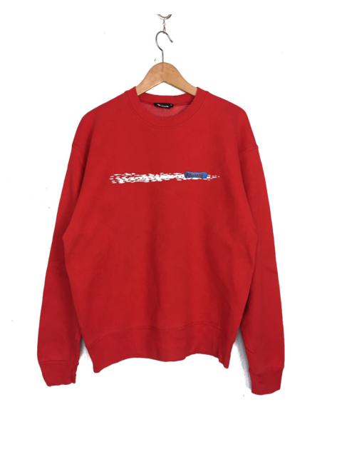 Vans Super red vans skateboard crewneck sweatshirt