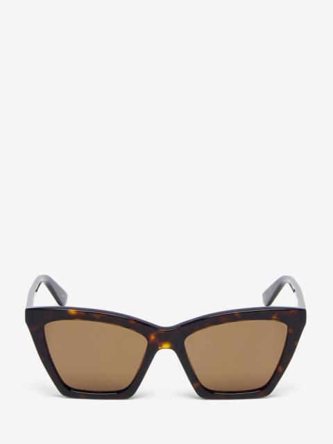 Alexander McQueen Spike Geometric Cat-eye Sunglasses