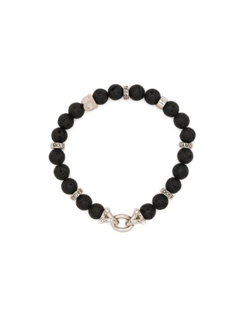 FERRAGAMO Ferragamo Black Bracelets Men