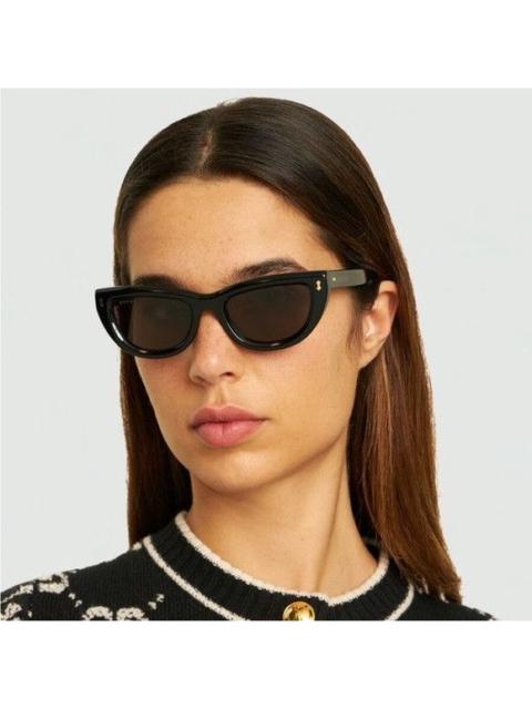 GUCCI NEW GUCCI GG1521S 001 CAT EYE BLACK GREY WOMEN SUNGLASSES GU