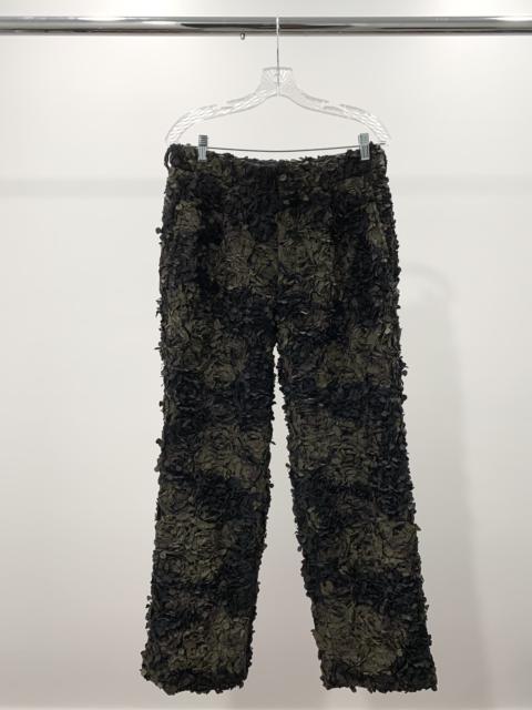 Comme des Garçons Homme Plus ss19 Embroidered Camouflage Trousers