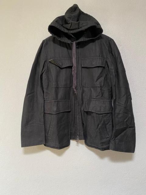 Ann Demeulemeester Ann Demeulemeester wool jacket with hoodie