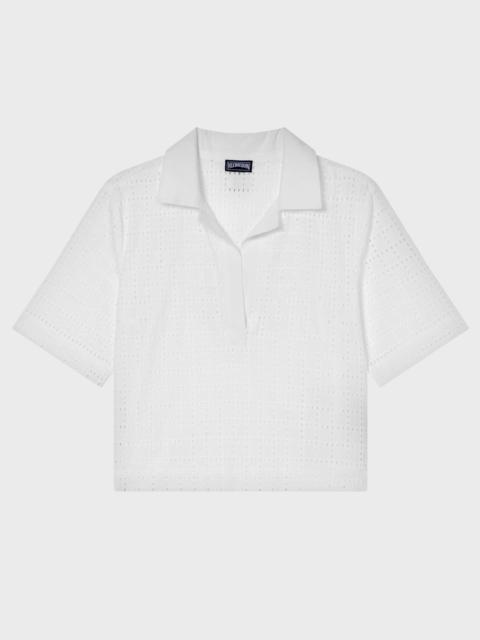Vilebrequin WOMEN GEOMETRIC BRODERIE ANGLAISE SHIRT