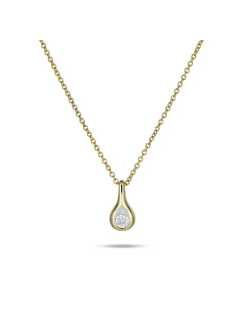 STONE AND STRAND Perfect Pear Diamond Droplet Necklace
