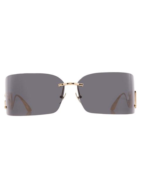 Dolce & Gabbana Dolce and Gabbana Dark Grey Wrap Ladies Sunglasses DG2319 02/87 79