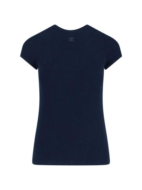 courrèges LOGO T-SHIRT