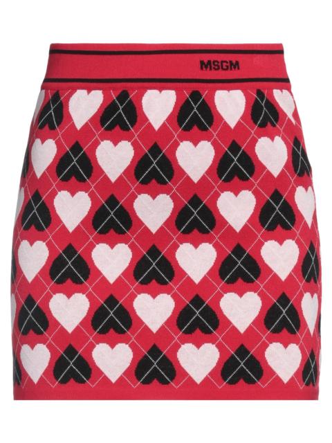 MSGM Red Women's Mini Skirt