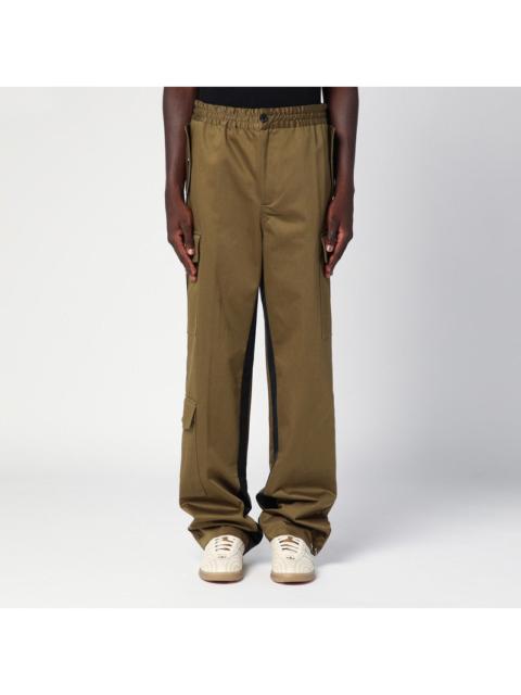 Wales Bonner Green khaki cotton trousers
