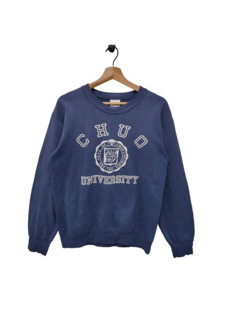 Other Designers Japanese Brand × Vintage - Vintage 90s CHUO University Crewneck