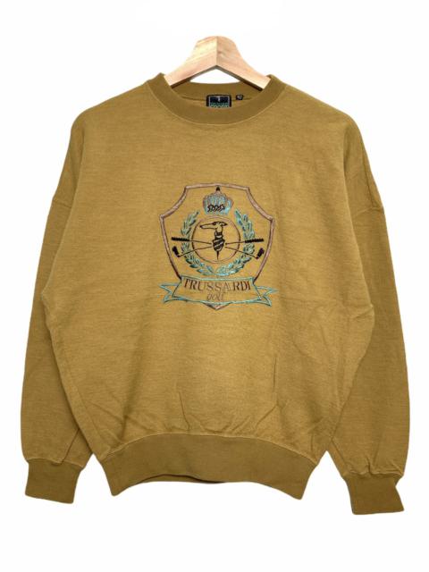 Other Designers Vintage - Vintage Trussardi Sports Embroidered Crewneck Sweatshirt