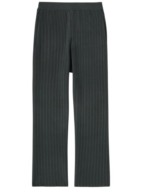Emporio Armani Ribbed Cropped Knitted Trousers