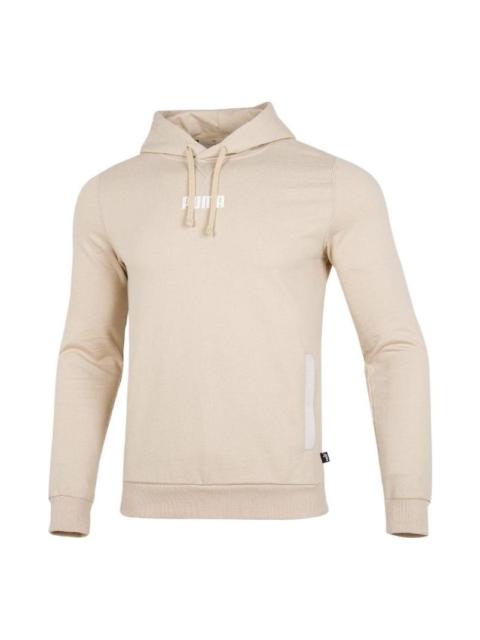 PUMA PUMA Solid Color Pullover hooded Athleisure Casual Sports Creamy White 849584-64