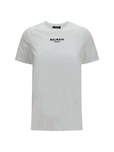 Balmain Balmain Cotton Logo T-shirt Blanc/Noir