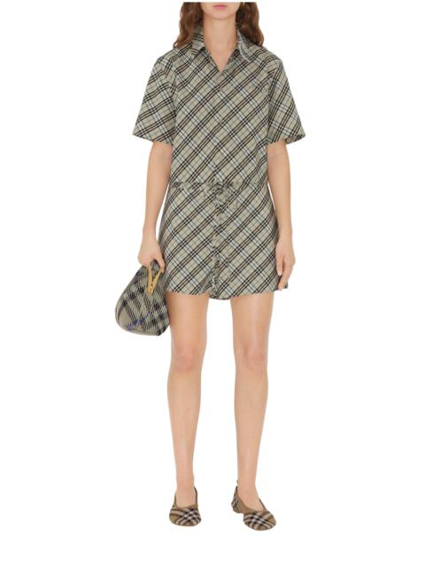 Burberry burberry Check Cotton Pyjama Shorts in Husk at Nordstrom